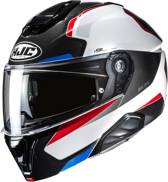 HJC i91 Felio White/Red 231