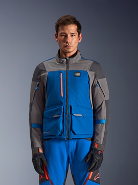 Alpinestars Maxdura Drystar®Xf Laminated Armored Shell Jacket Royal Blue/Dark Gray