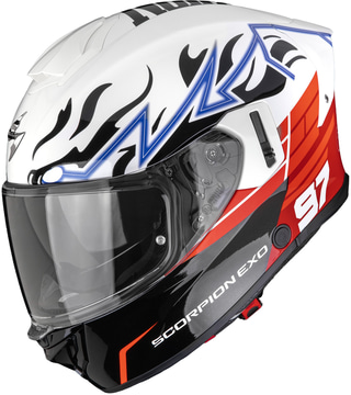 Scorpion EXO-530 AIR JSK 97 White/Red