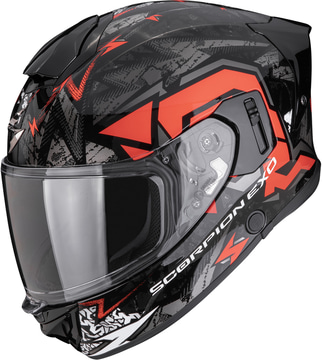 Scorpion EXO-530 AIR Meteor Black/Silver/Red