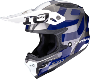 Scorpion SMX-10 Leap Silver/Blue