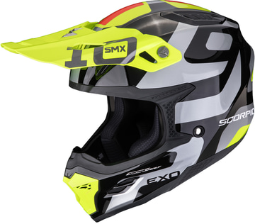 Scorpion SMX-10 Leap Black/Silver/Neon Yellow