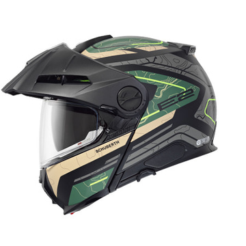 Schuberth E2 Expedition Black/Green 147