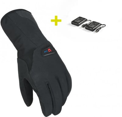 Macna Spark Heated Gloves Black + Accu Kit