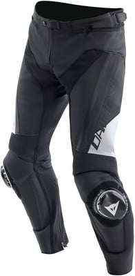 Dainese Delta 4 Leather Pants Black/White