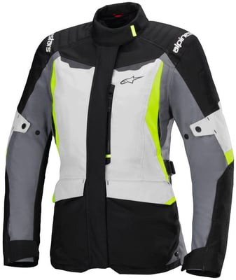 Alpinestars Stella ST-1 Waterproof Jacket Ice Gray/Black/Yellow Fluo 9145