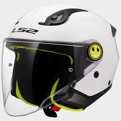 LS2 OF622 Funny II Solid White