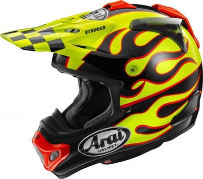 Arai MX-V EVO Flame Yellow