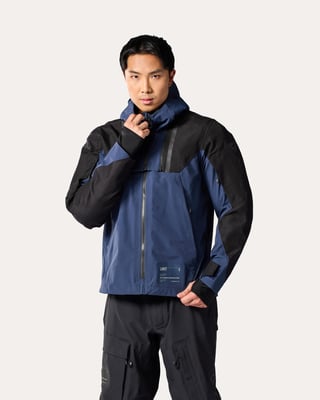 REV'IT Component 3 H2O Jacket Black/Dark Blue