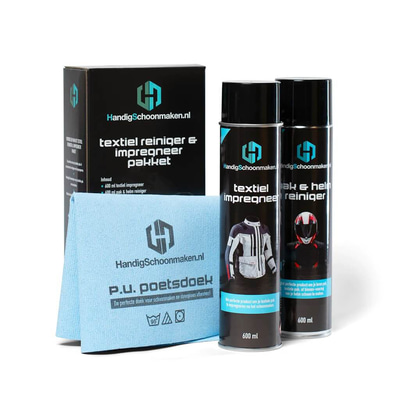 Handig Schoonmaken Textiel reiniger & impregneer pakket Handig Schoonmaken Textiel reiniger & impregneer pakket