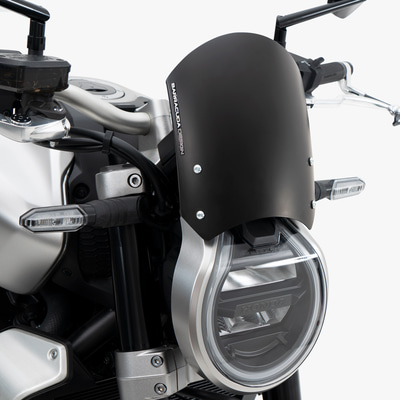 Aluminum Windshield Classic Black HN1300-20