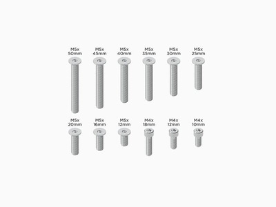 Quad Lock Replacement Screw Set Quad Lock Replacement Screw Set