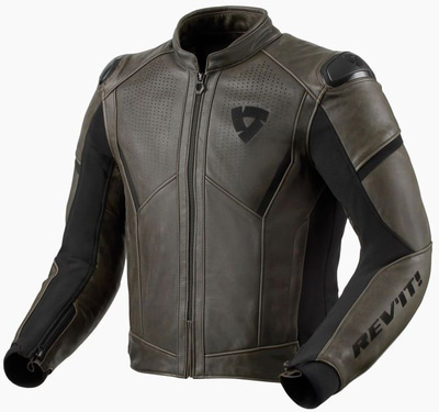 REV'IT Parallax Jacket Black Olive Green