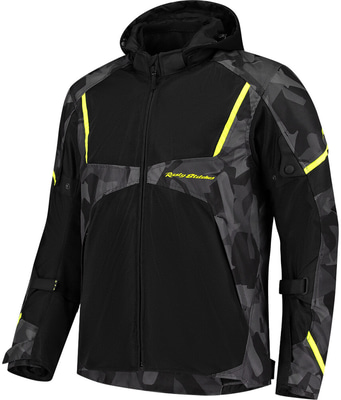 Rusty Stitches Carlo Black/Camo/yellow 936