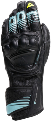Dainese Fiero Metal Gloves Black/Water/Yellow Fluo 68O