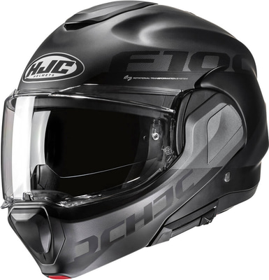 HJC F100 Hetal Grey/Black 808