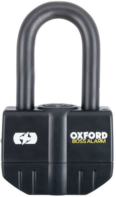 Oxford Boss Alarm 16mm Padlock Black ART4 LK484 Oxford Boss Alarm 16mm Padlock Black ART4 LK484