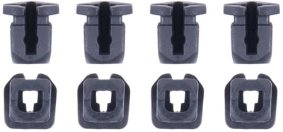 Alpinestars S-R10 Connectors Set For Spoiler Black Alpinestars S-R10 Connectors Set For Spoiler Black