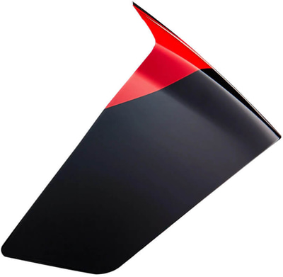 Alpinestars S-R10 Element Race Spoiler Black Carb Bright Red White Gl Alpinestars S-R10 Element Race Spoiler Black Carb Bright Red White Gl