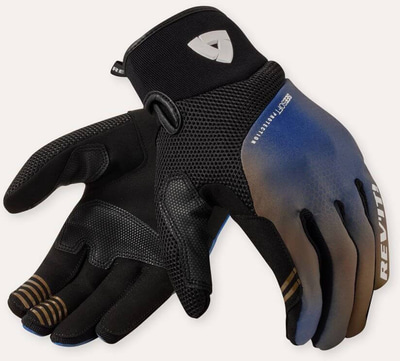 REV'IT Surge Gloves Camo Blue