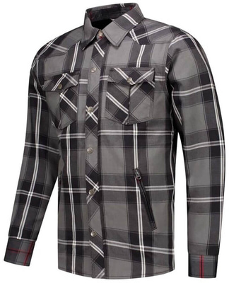 Rusty Stitches Neil-25 Jacket Grey-White-Black