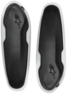 Alpinestars Toe Slider W/Screws And Hexagonal Key White Black 21 Alpinestars Toe Slider W/Screws And Hexagonal Key White Black 21