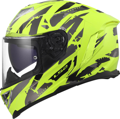 LS2 FF818 Storm III Kaos H-V Yellow