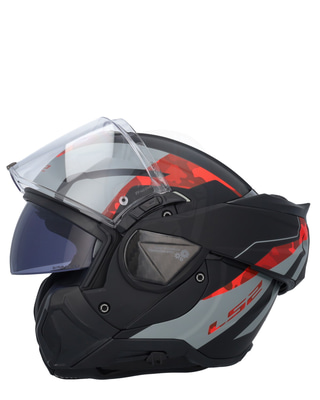LS2 FF910 Advant II Glide Black Grey Red