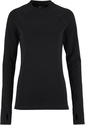 Craft Wool Comfort RN LS Women Warm T-Shirt Black