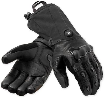 REV'IT Warp H2O Heated Gloves Black