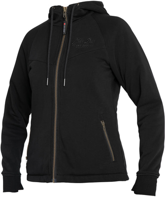 John Doe XTM Hoodie Women V2 Motorhoodie Black