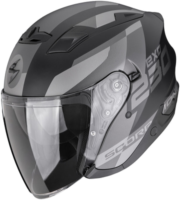 Scorpion EXO-230 Comics Matt Black/Silver