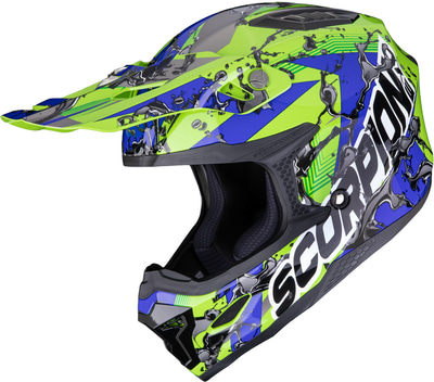 Scorpion SMX-10 Gasoline Green/Blue/Black