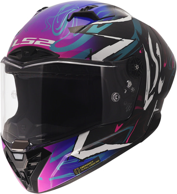 LS2 FF805 Thunder GP Aero Drift Blue Purple-06