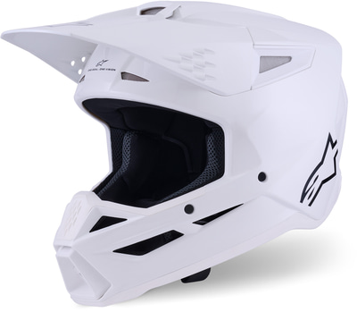 Alpinestars S-M3 Solid White Glossy 2180