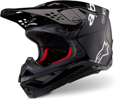 Alpinestars Supertech S-M10 Flood Black Dark Gray Matt & Glossy 1310