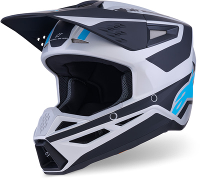 Alpinestars S-M3 Heat Silver Blue Black Matt 1949