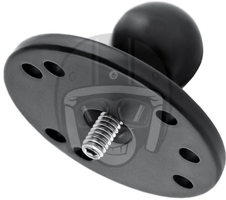 RAM 2.5" Round Base1" Ball & 1/4-20Thread