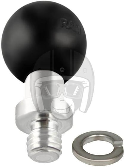 RAM Ball Connected To 3/8 Threated 1" Ball