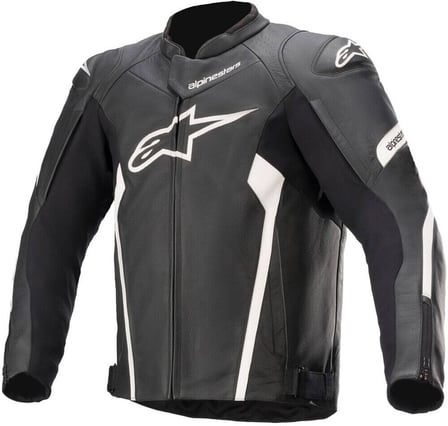 Alpinestars Faster V2 Leather Jacket White 12