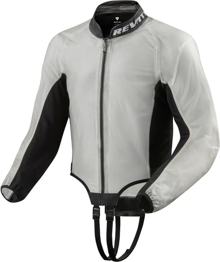 REV'IT Trackmaster H2O RainJacket Transparent/Black
