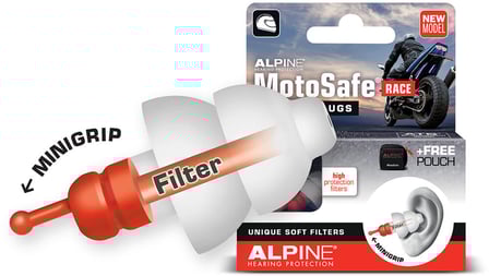 Alpine MotoSafe earplugs Race
