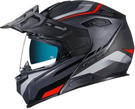 NEXX X.VILIJORD Hiker Grey/Red Matt