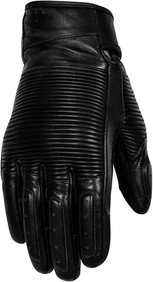Rusty Stitches Jimmy Gloves Black