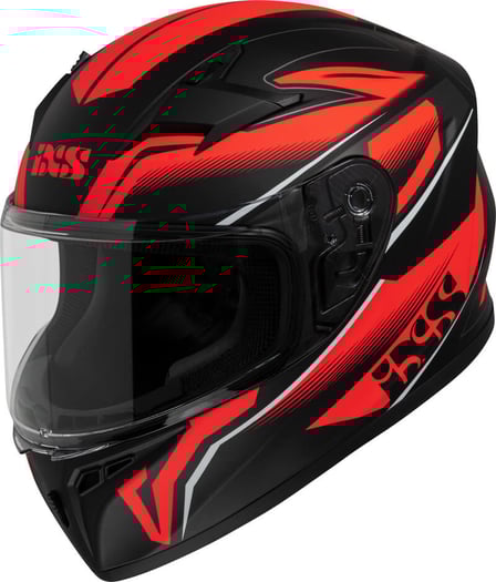 IXS iXS136 2.0 Kids Integraalhelm Matt Black/Red M32 Kinderhelm