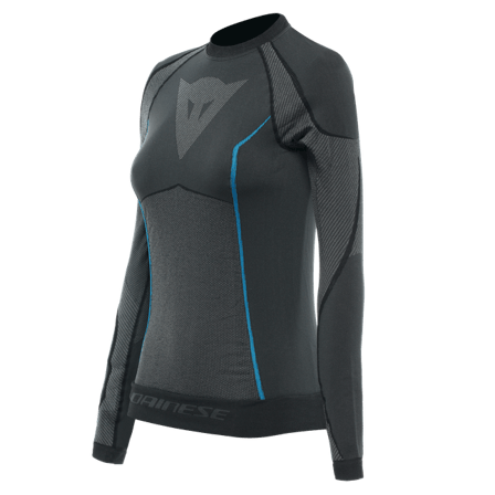 Dainese Dry Longsleeve Lady Black/Blue 607