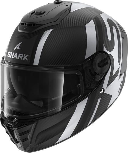 Shark Spartan RS Carbon Shawn Mat Black/Silver DKS