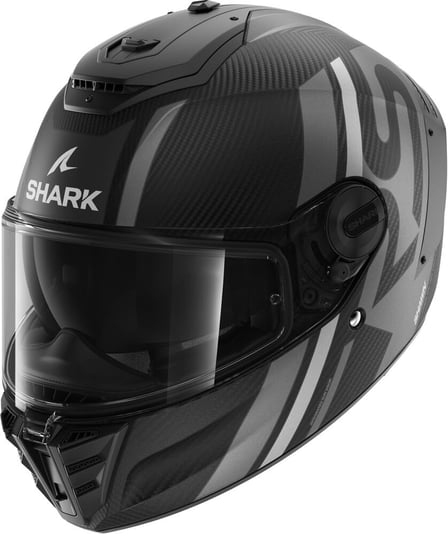 Shark Spartan RS Carbon Shawn Mat Silver/Anthracite DSA