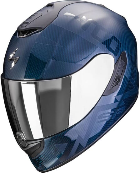 Scorpion EXO-1400 EVO Carbon Air Cerebro Blue