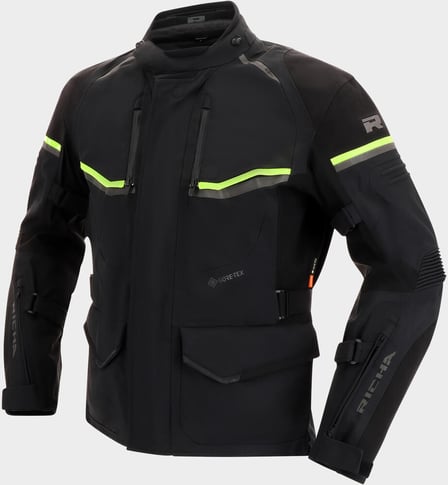 Richa Atlantic 2 GTX Jacket Black/Fluo Yellow 650 Richa Atlantic 2 GTX Jacket Black/Fluo Yellow 650